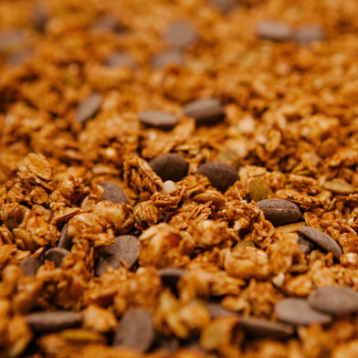 granola met chocolade